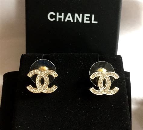 chanel ear studs price|pre owned chanel earrings.